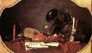 Jean Baptiste Simeon Chardin Attributes of Music oil painting on canvas
